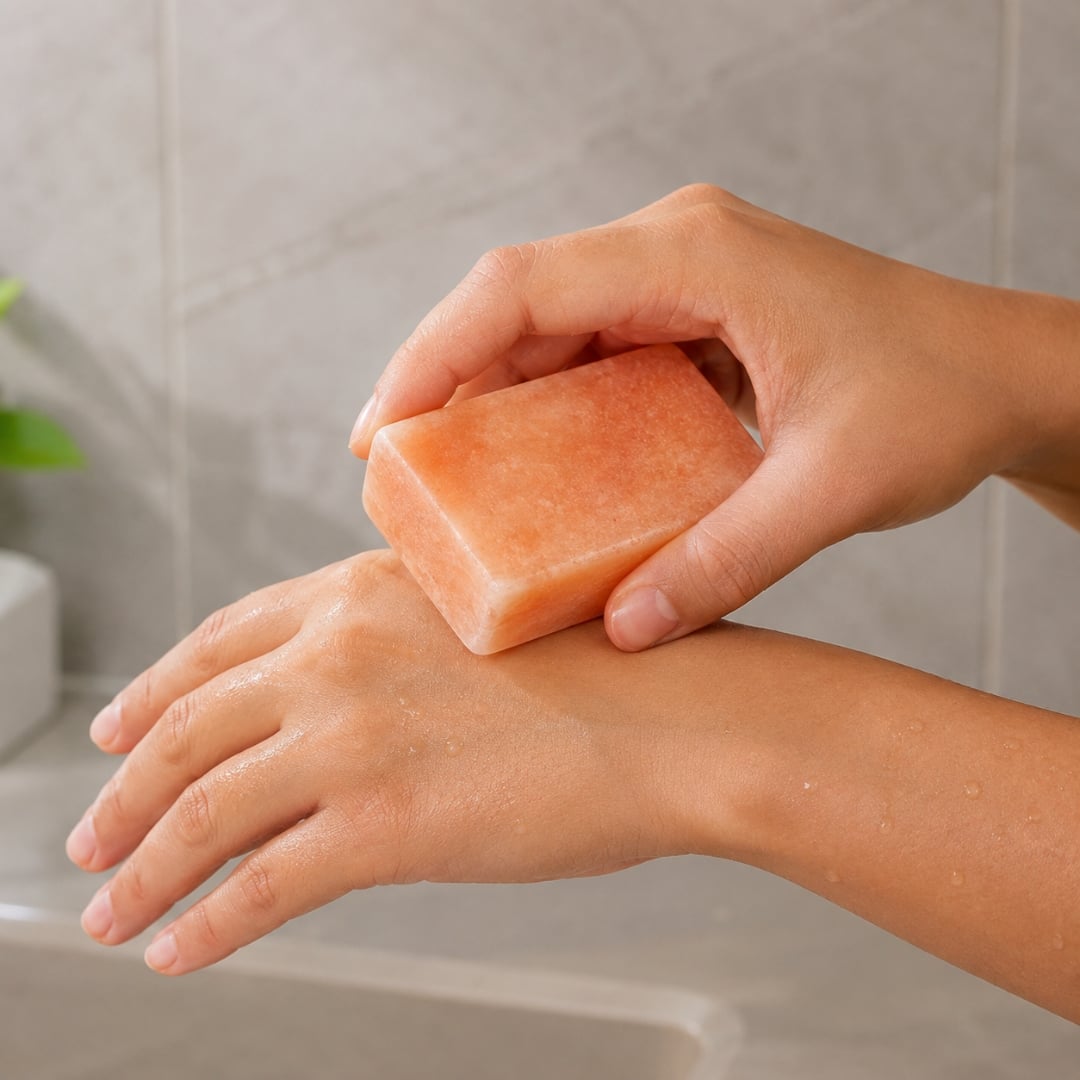 Himalayan Rock Salt Soap Bar image 2