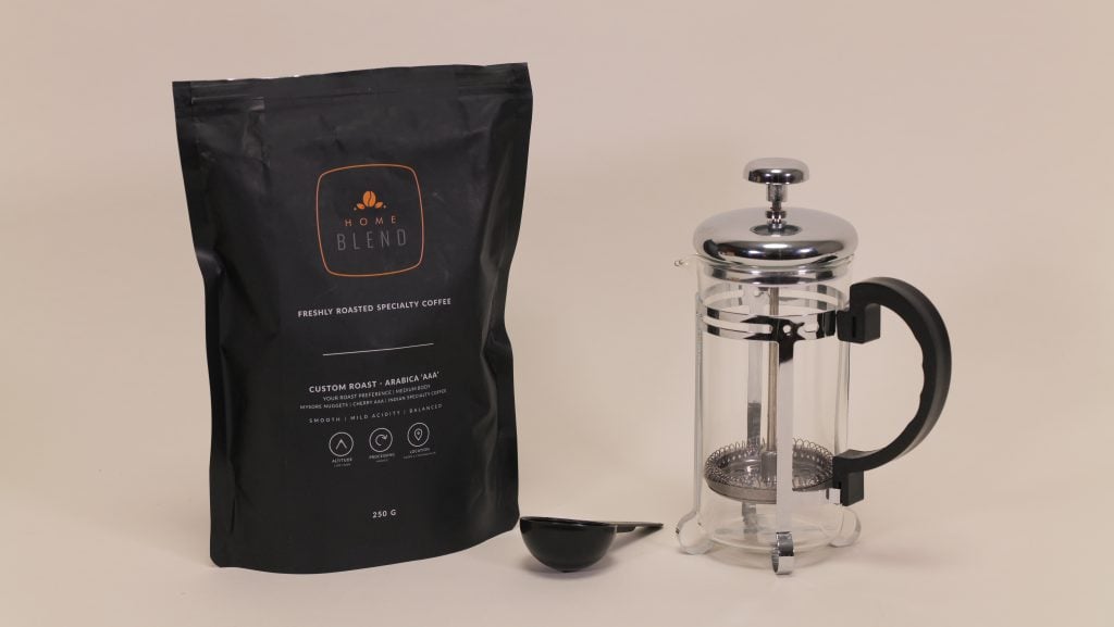French Press with Filter Coffee Powder image 2