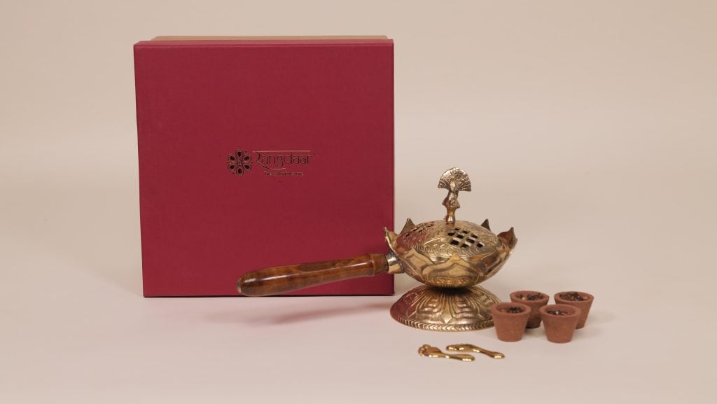 Dhuna with Lakshmi Charan, Looban & Havan Cups image 1