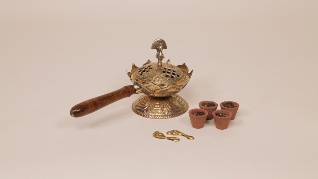 Dhuna with Lakshmi Charan, Looban & Havan Cups image 2