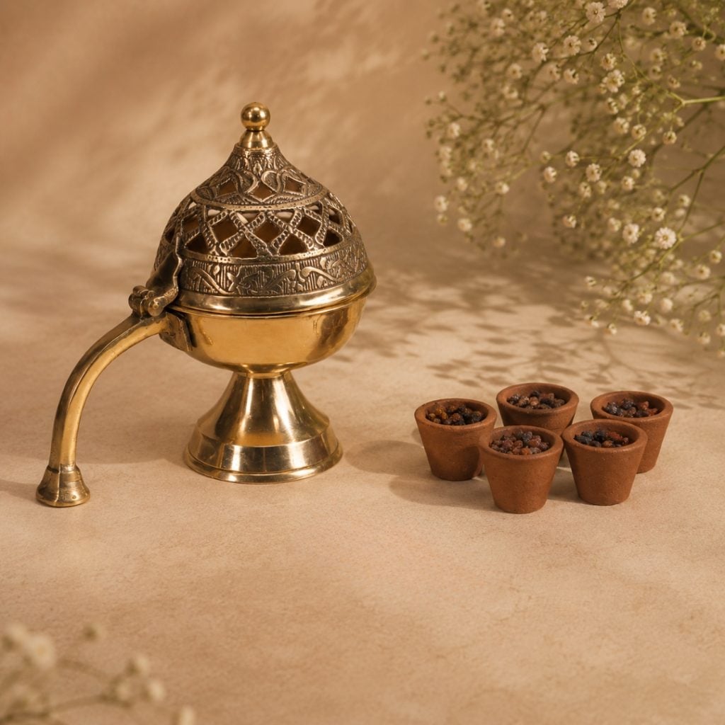 Dhuna with Lakshmi Charan, Looban & Havan Cups image 3