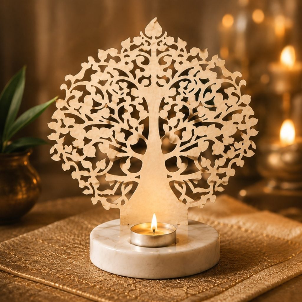 Tree Of Life With Tealight Holder image 1