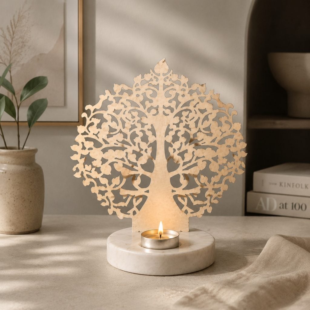 Tree Of Life With Tealight Holder image 2