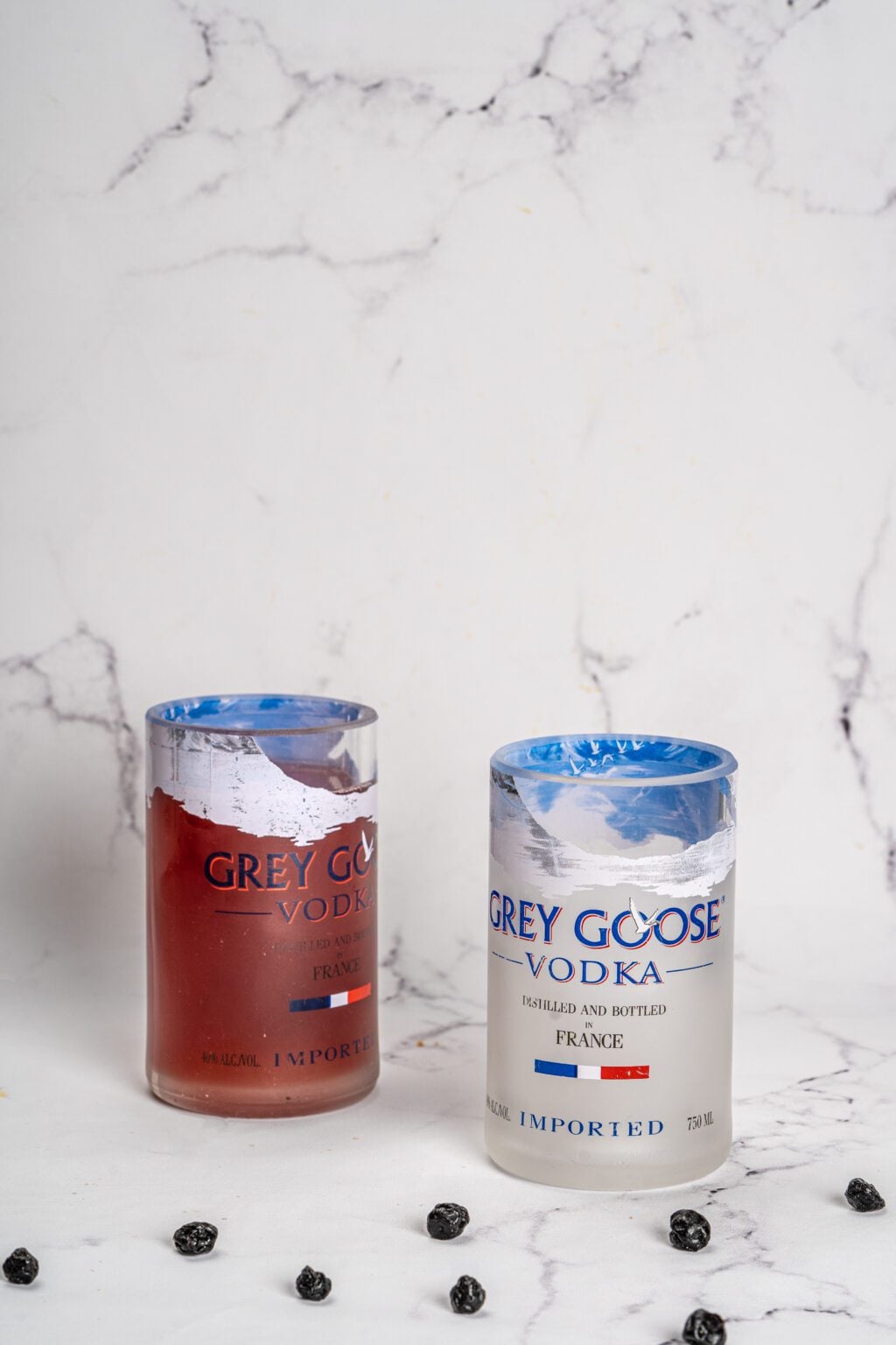 Hand crafted drinking Glasses made from Bottles image 1