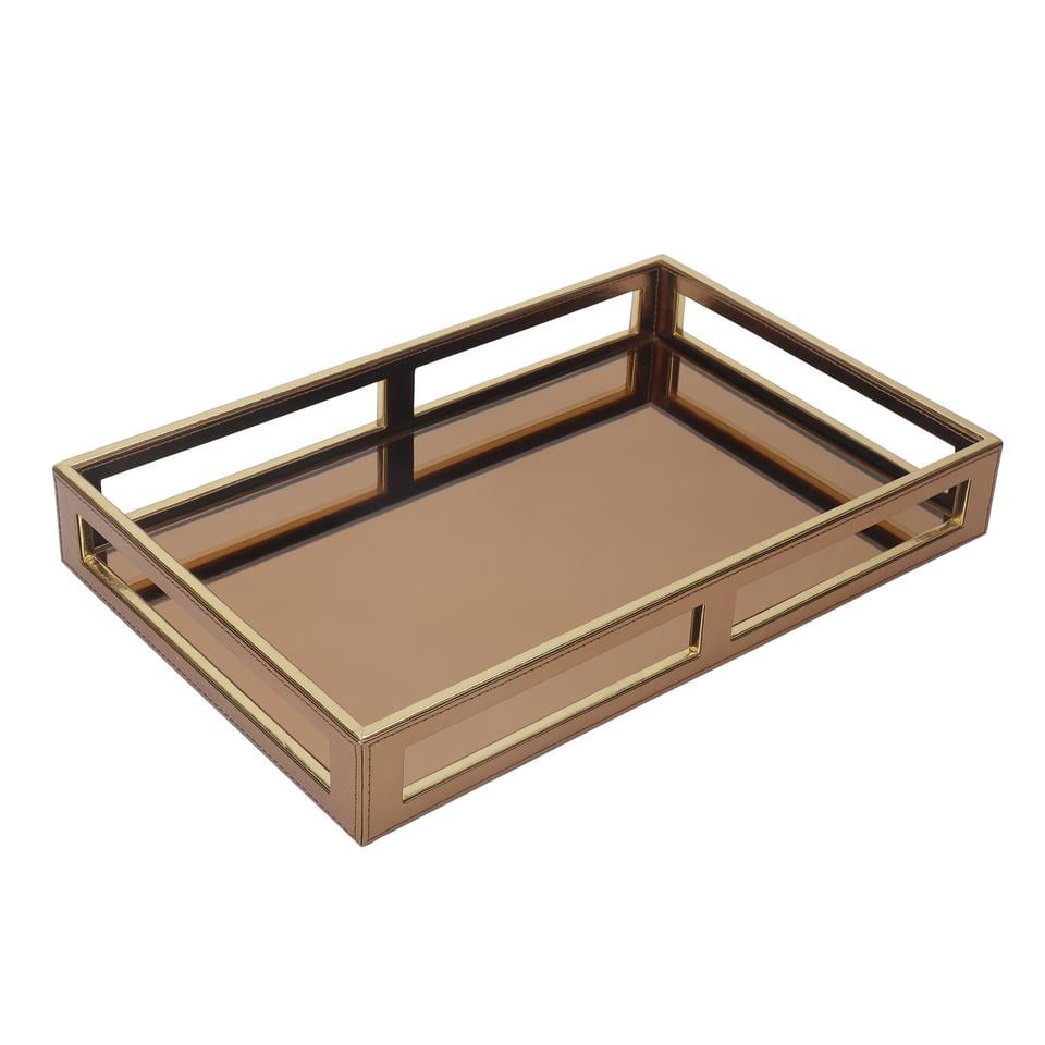 Gold Glass Tray image 1