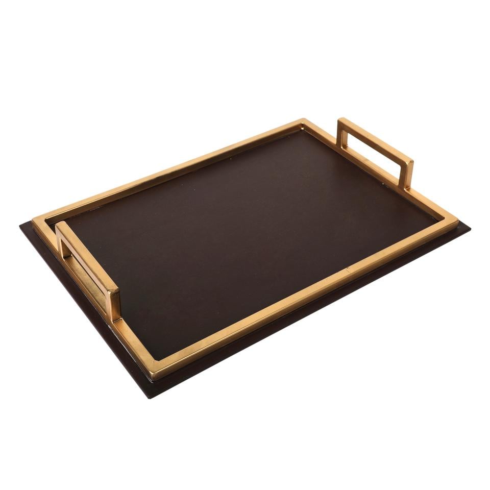 Brown & Gold Rectangular image 3