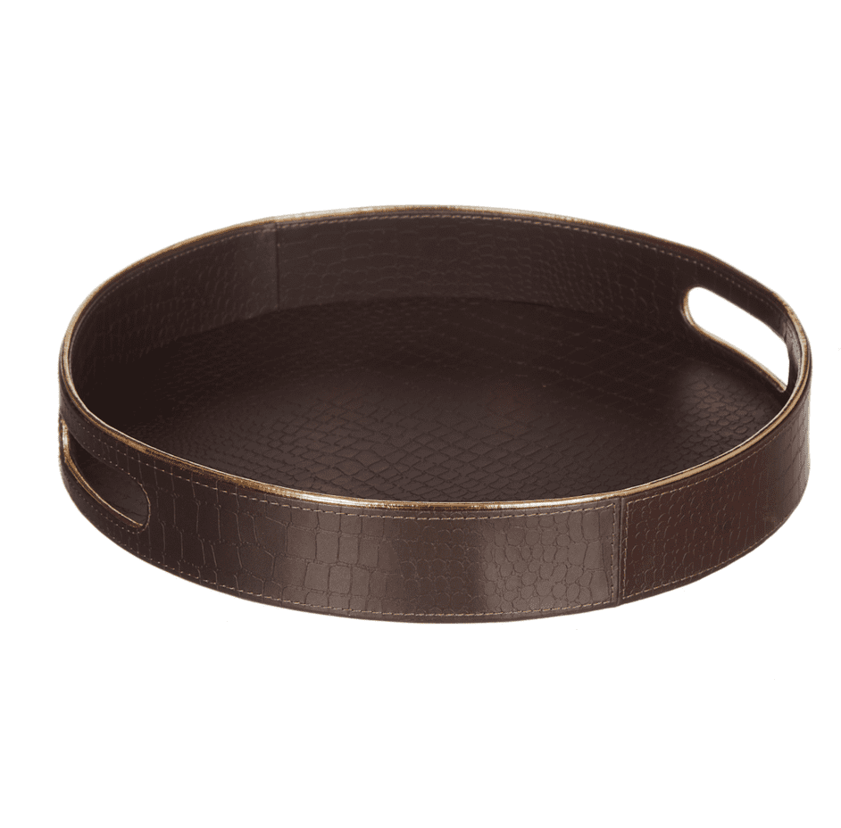 Brown Circular Tray image 1
