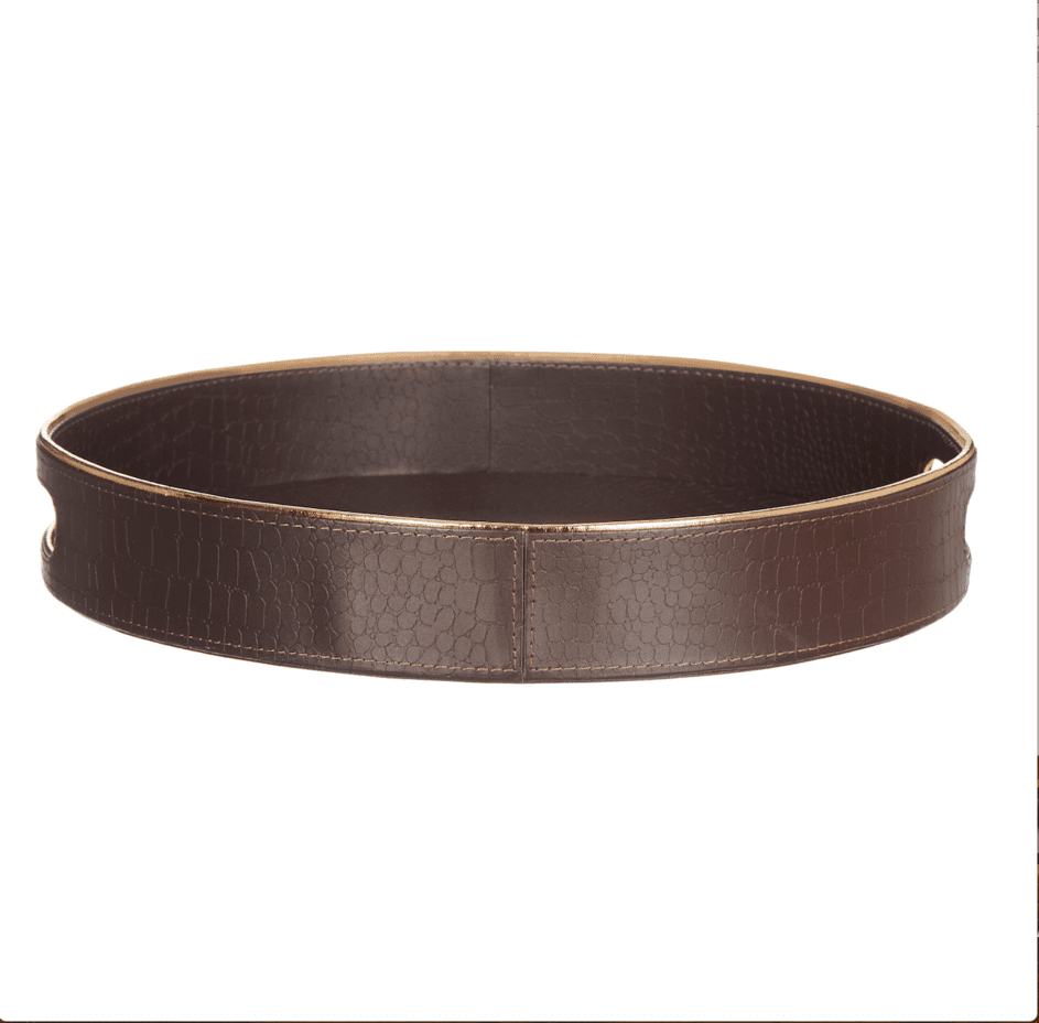 Brown Circular Tray image 2