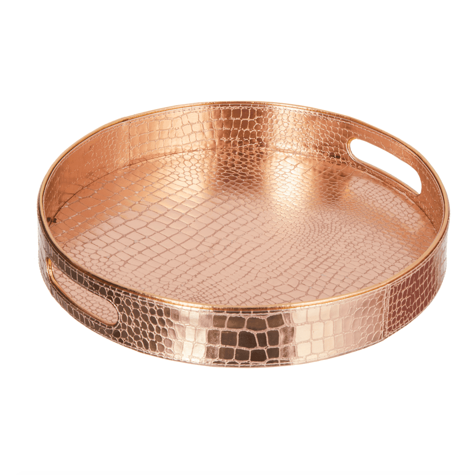 Rose Gold Circular Tray image 1