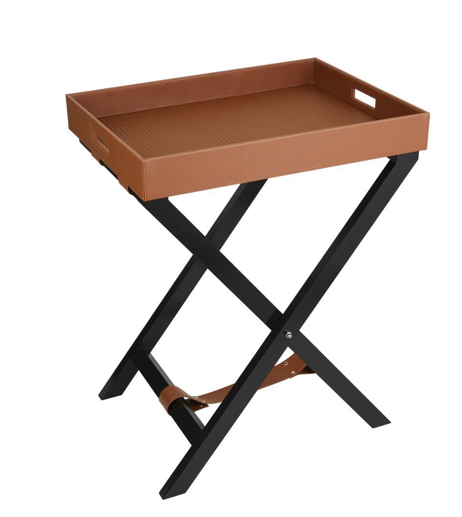 Tan Butler Tray Table image 1