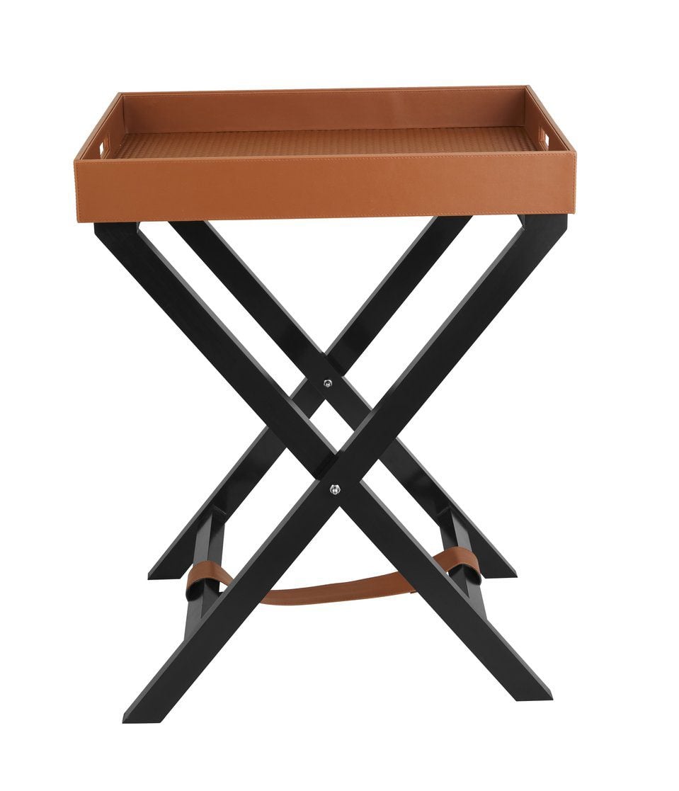 Tan Butler Tray Table image 2