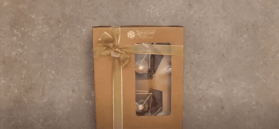 Hexagonal Tea Light Holder (Set of 2 – Rose Gold) image 4