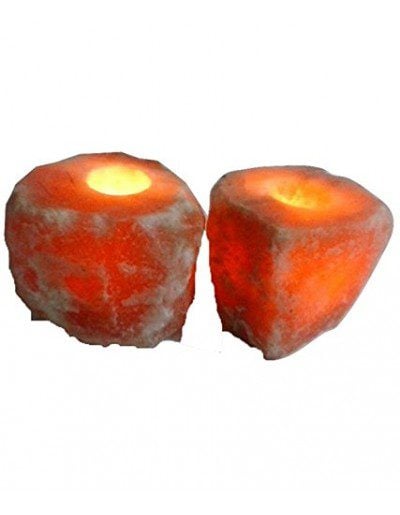 Himalayan Salt Tea Light Candle Holder image 2