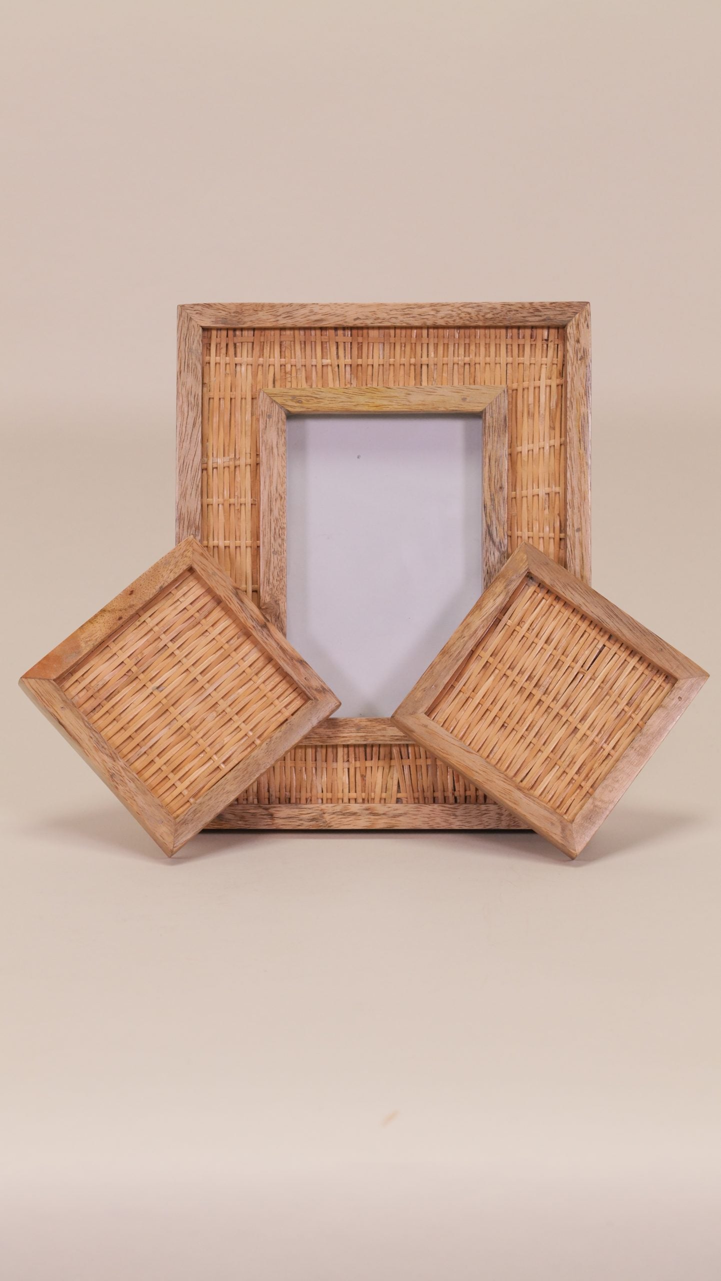 Cane Frame and Coaster image 1